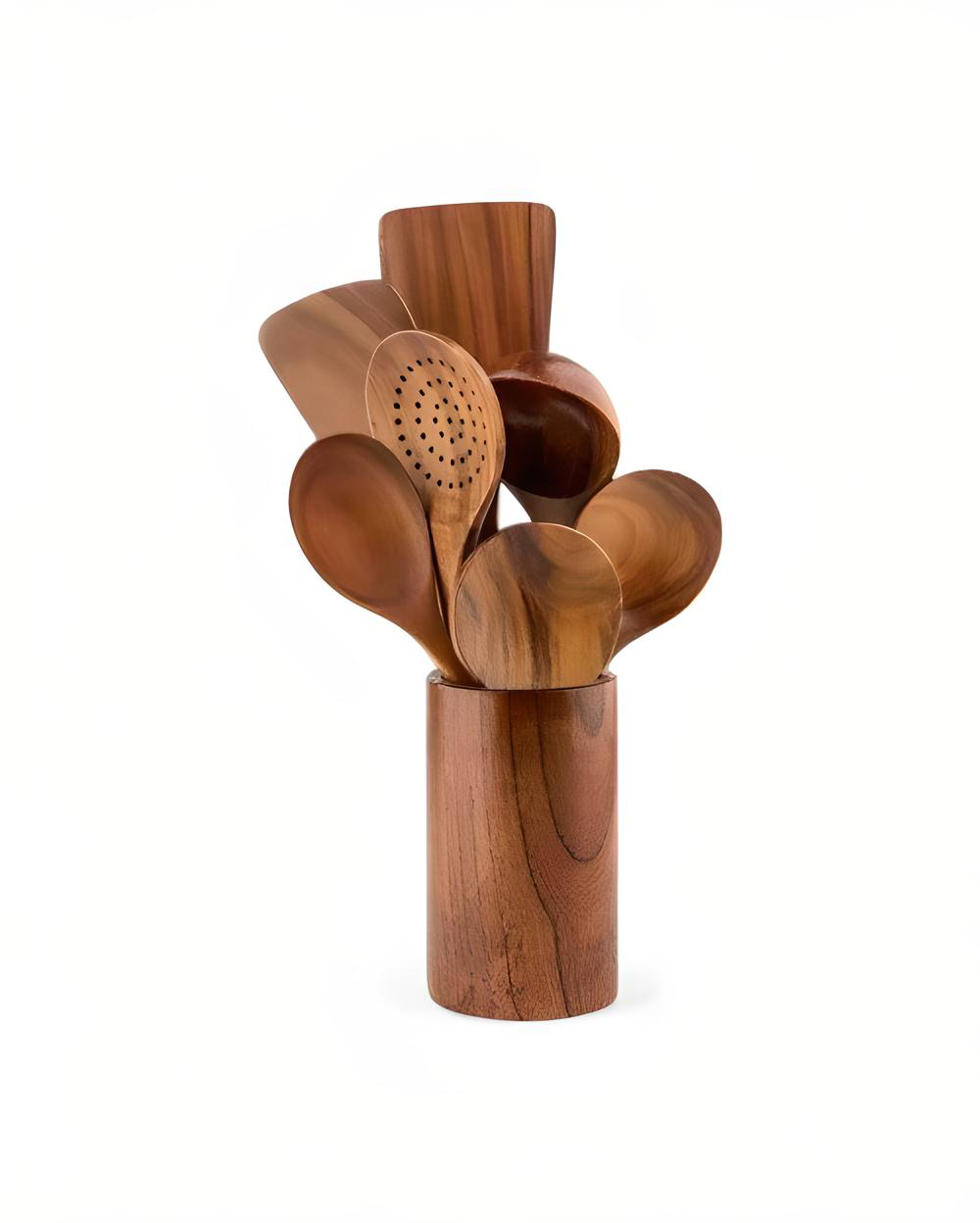 Teak Cooking Utensils Set