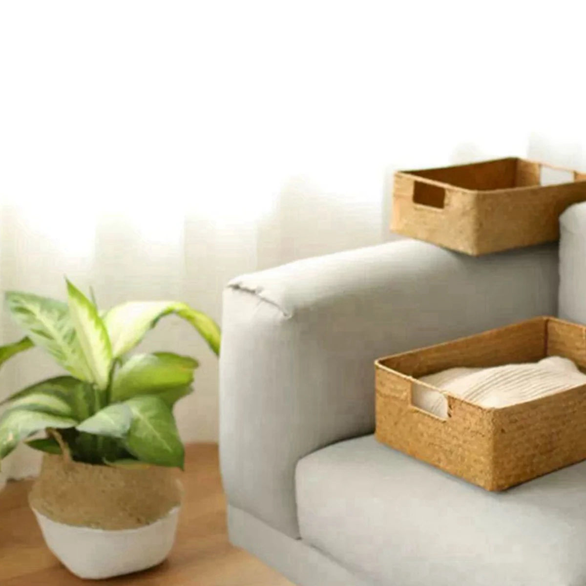 Natural Seagrass Storage Basket
