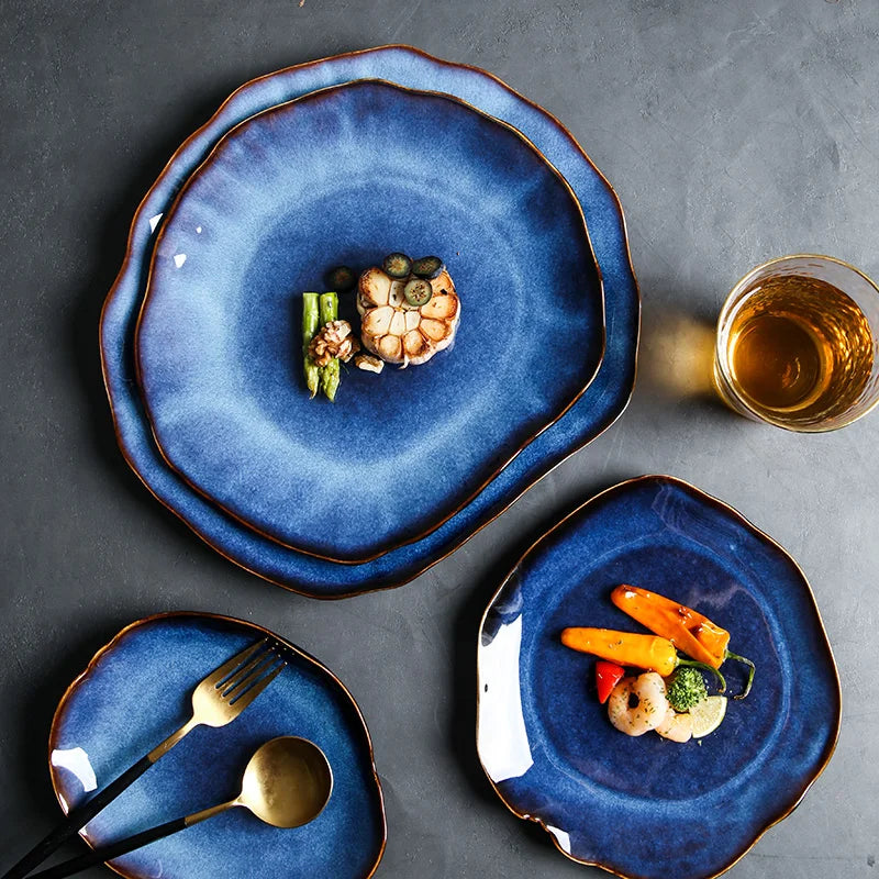 Ceramic Cat Eye Flat Plates