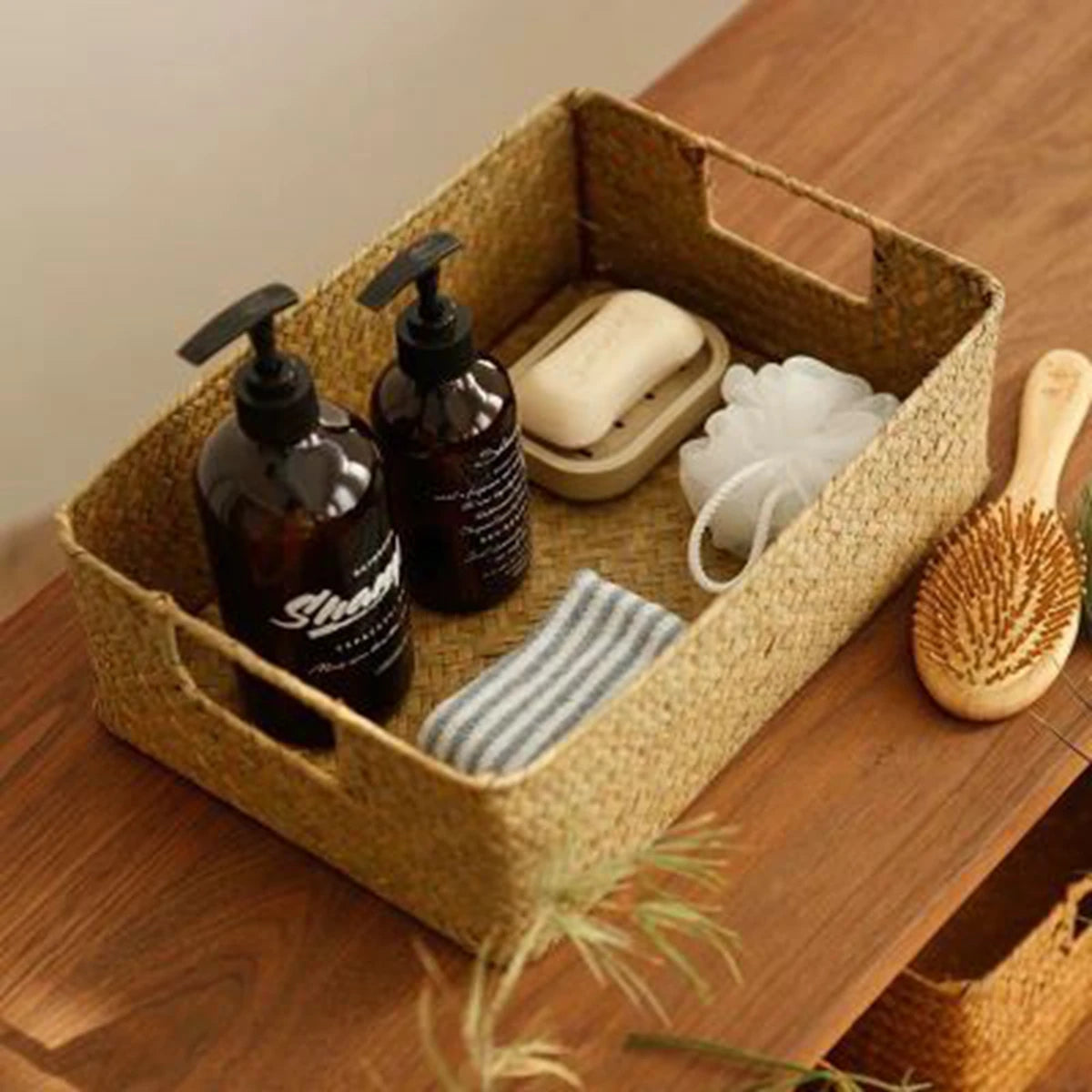 Natural Seagrass Storage Basket
