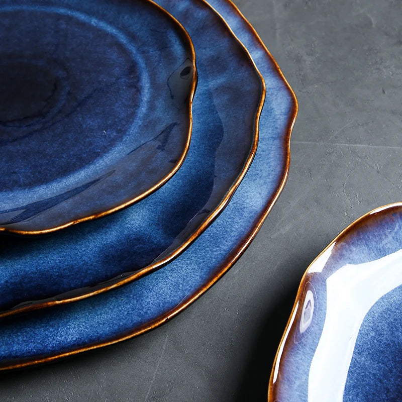 Ceramic Cat Eye Flat Plates