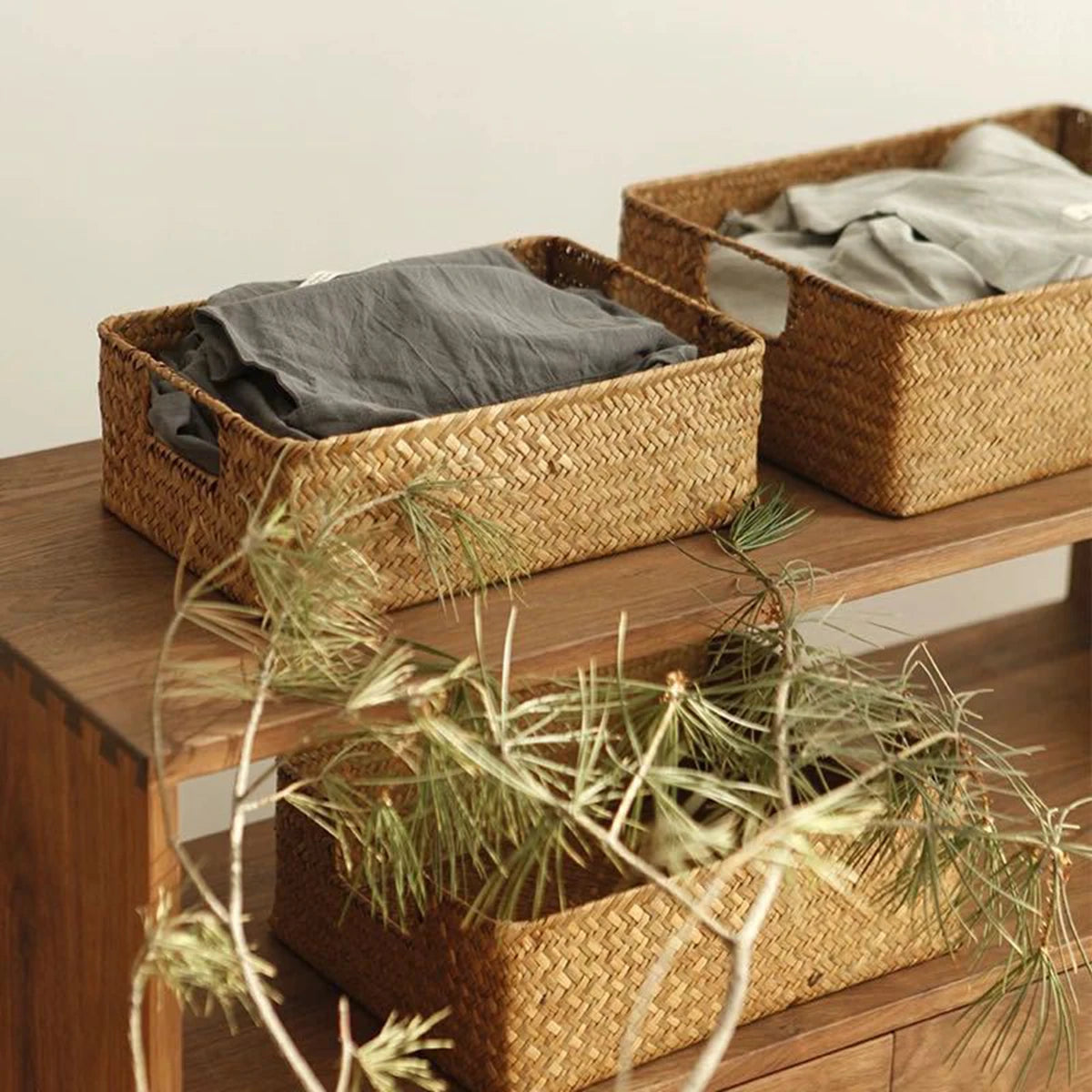 Natural Seagrass Storage Basket