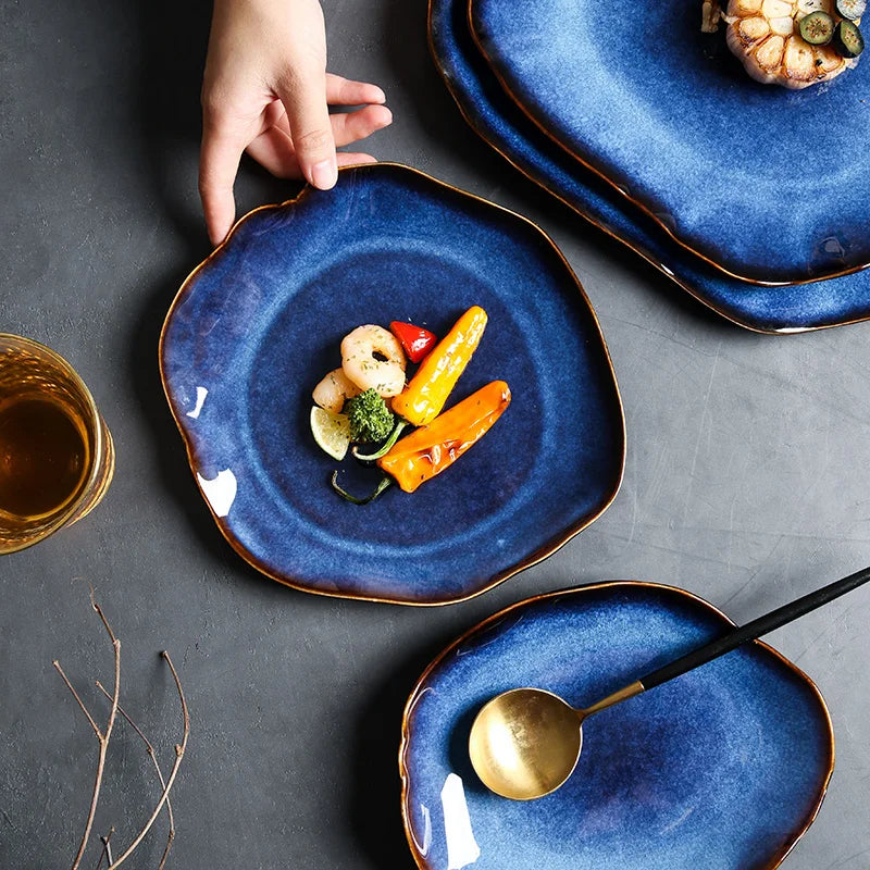 Ceramic Cat Eye Flat Plates