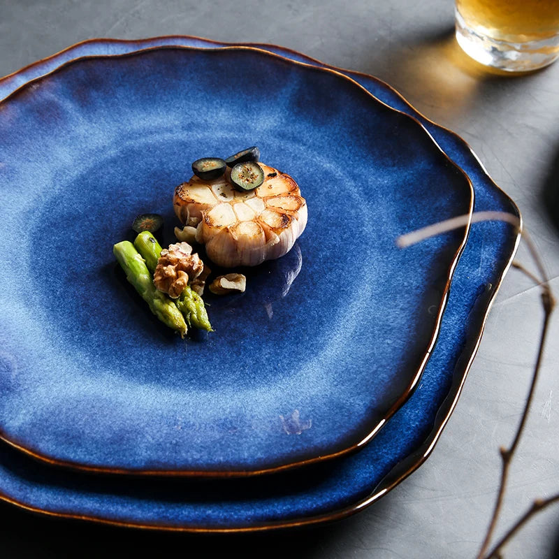 Ceramic Cat Eye Flat Plates