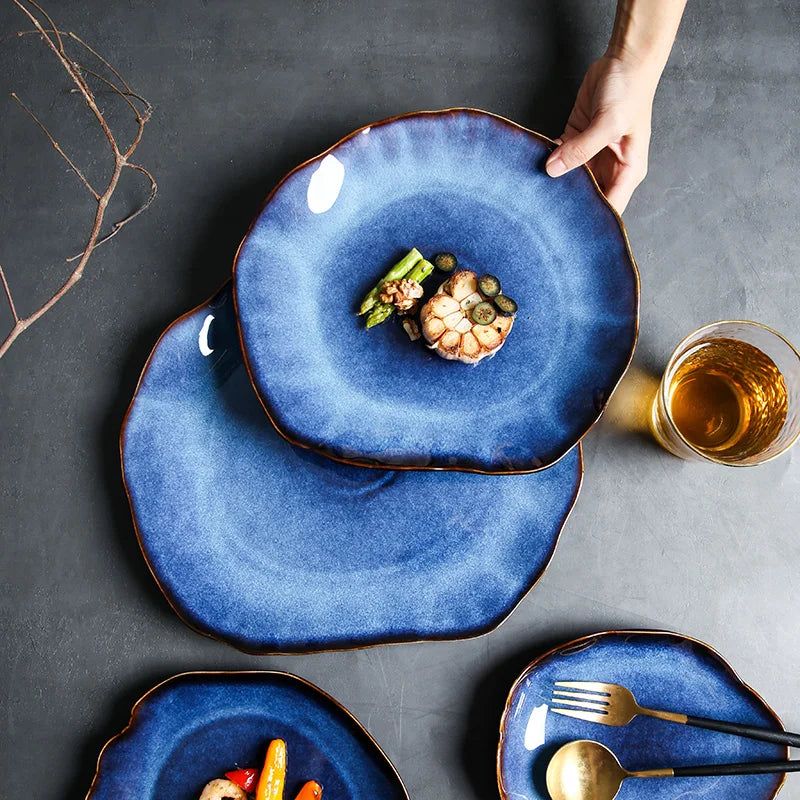 Ceramic Cat Eye Flat Plates