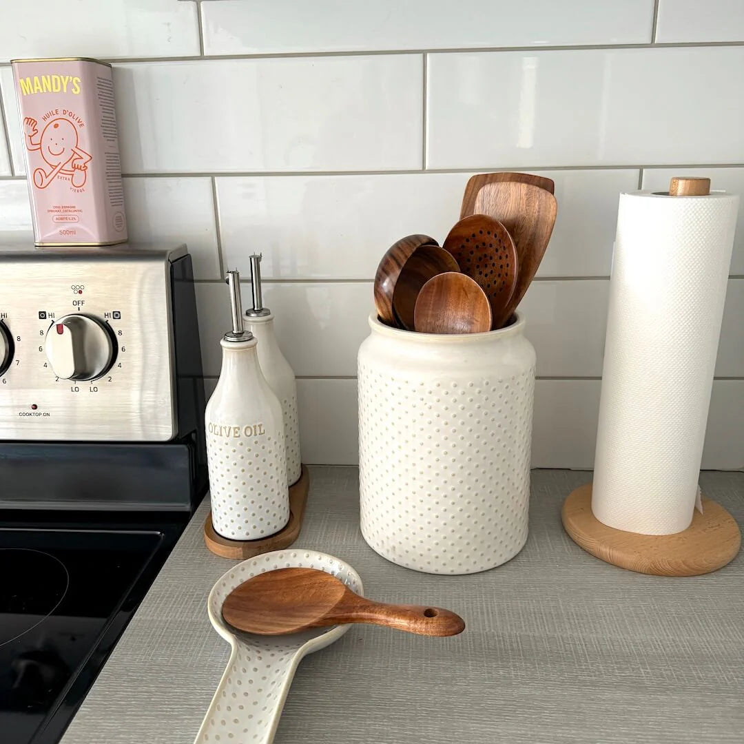 Teak Cooking Utensils Set