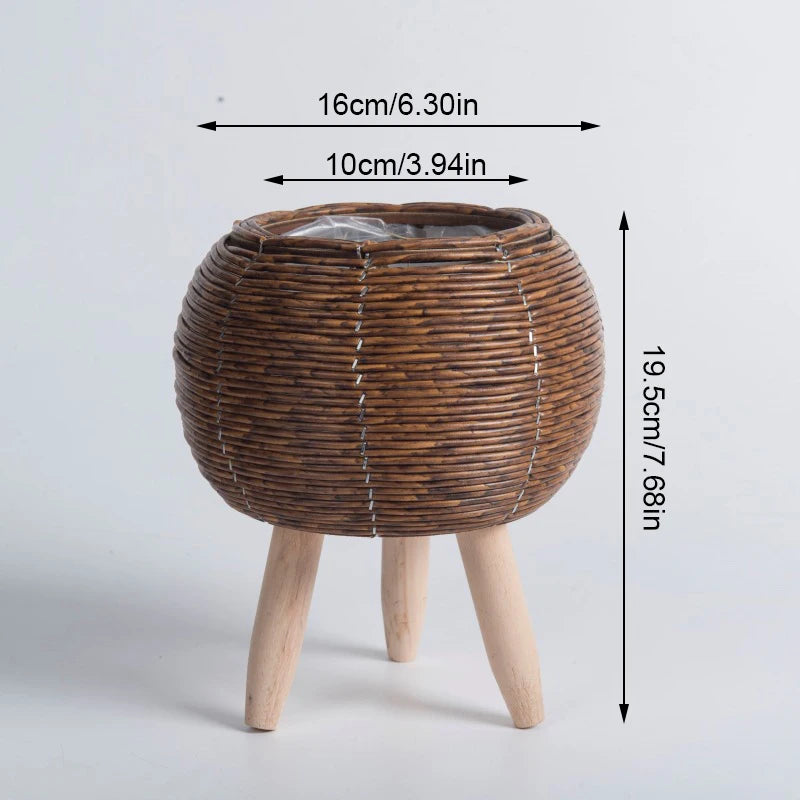 LÖVSTA Rattan Basket
