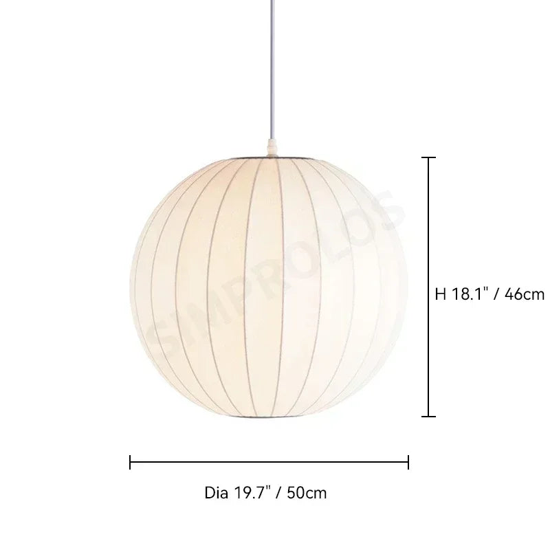 Denmark Silk LED Pendant Lamp