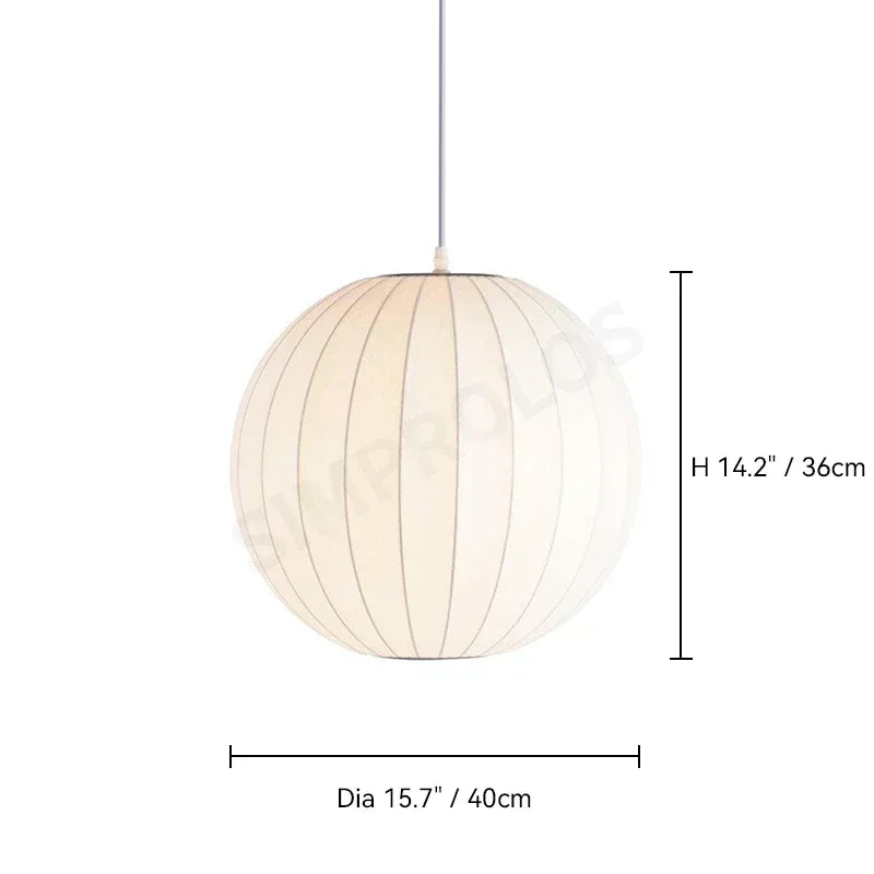 Denmark Silk LED Pendant Lamp