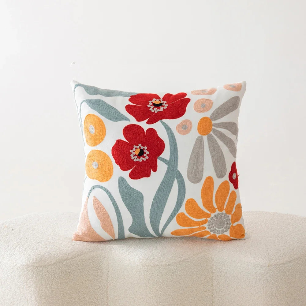 Bohemia Flowers Cushion Cover
