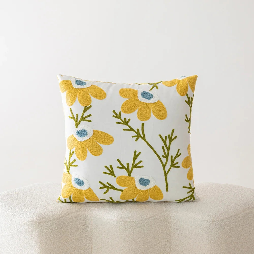 Bohemia Flowers Cushion Cover