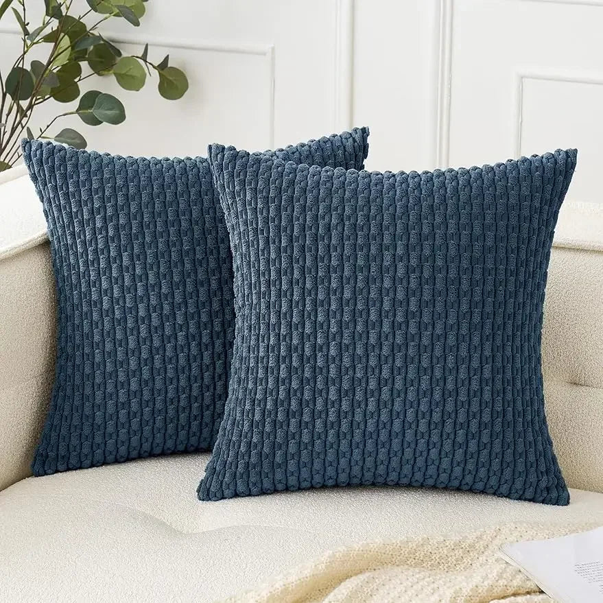Simplistic Corduroy Cushion Cover