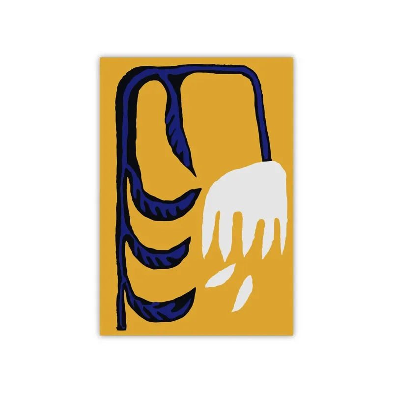 Abstract Nordic Tapis Area Rug