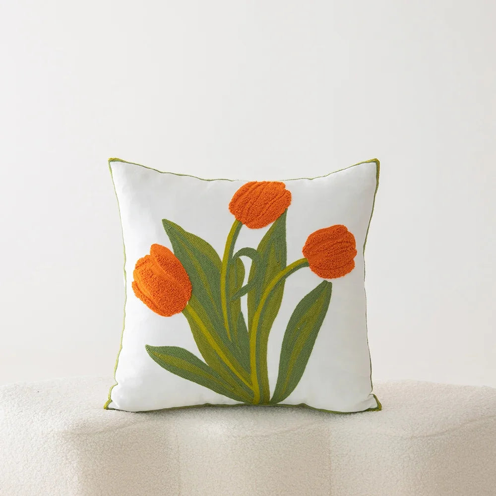 Bohemia Flowers Cushion Cover