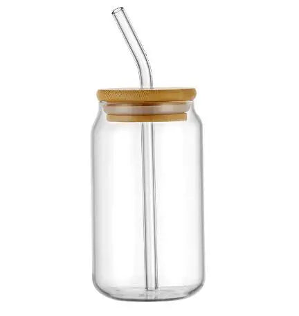 Mason Jar Mug with Bamboo Lid