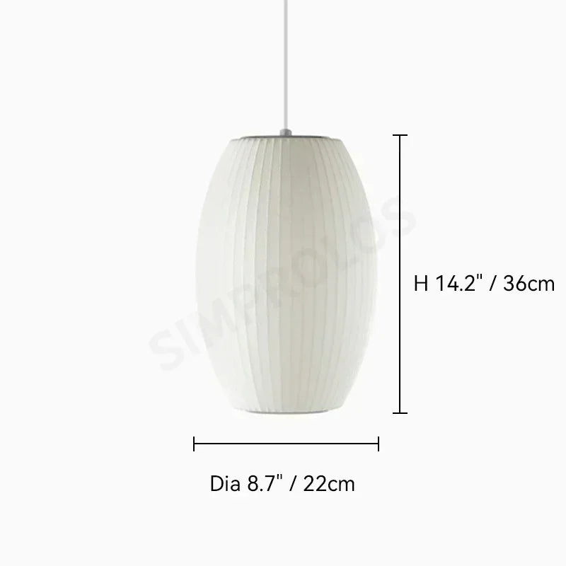 Denmark Silk LED Pendant Lamp