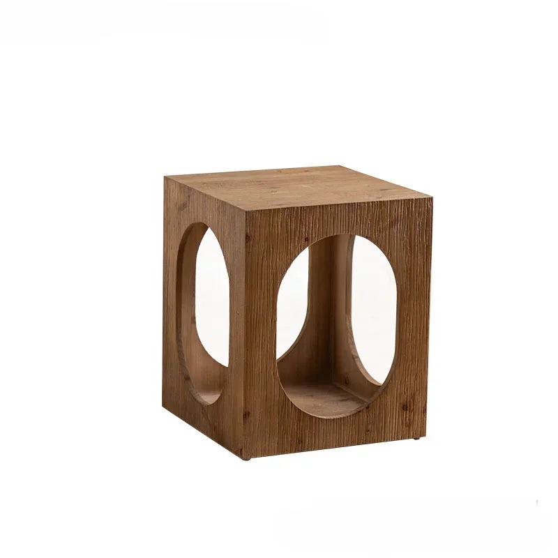 Hole in a Box Bedside Table