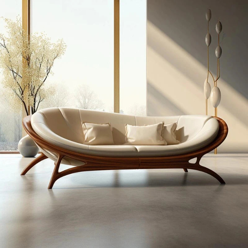 Tortoise Shell Chaise Couch