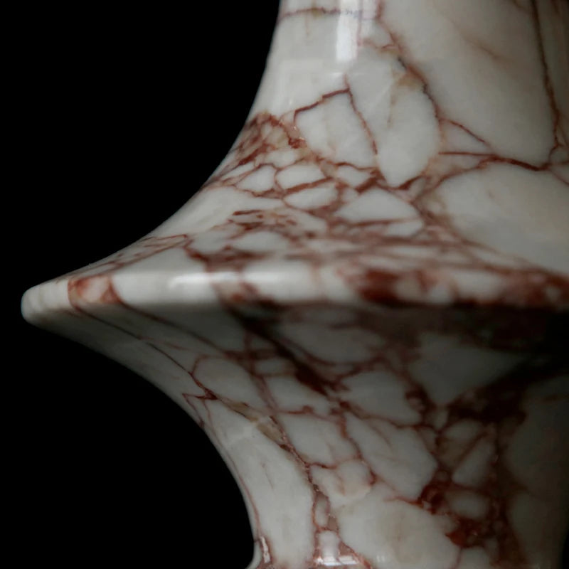Calacatta Red Marble Flower Vase
