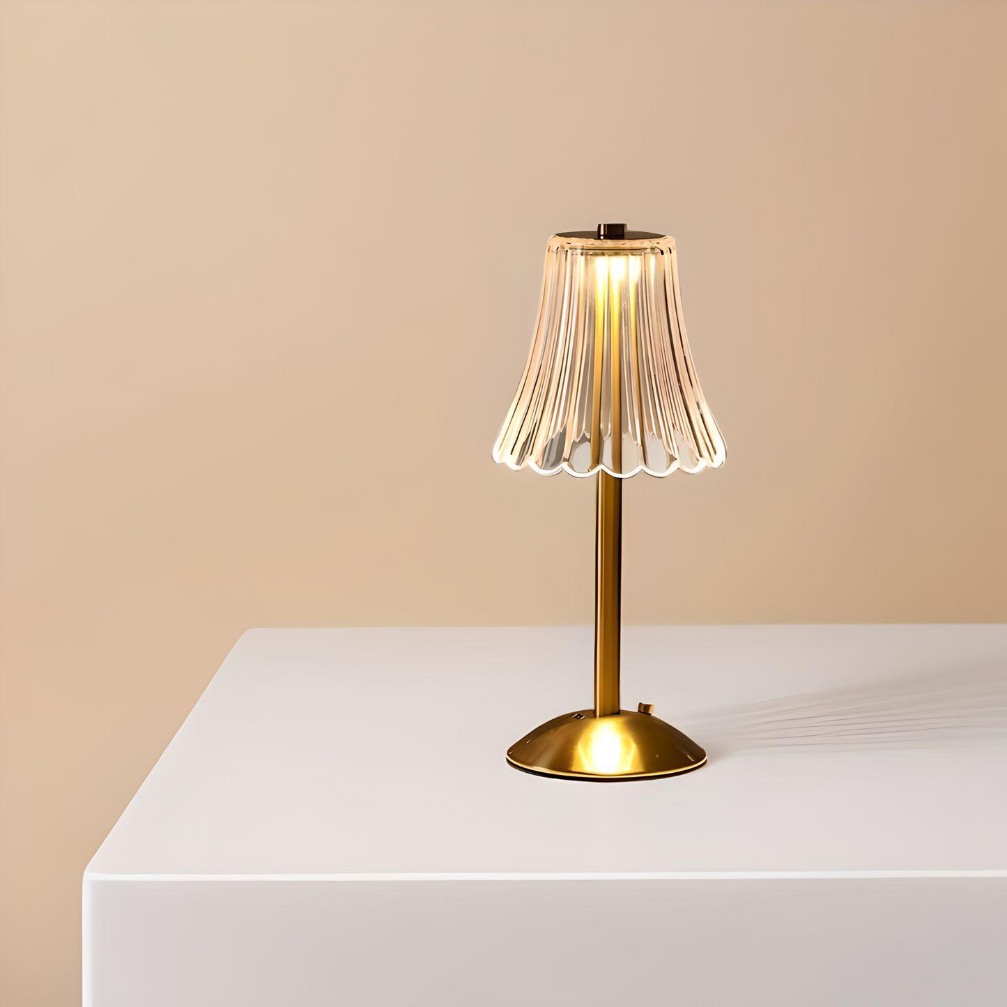 Vintage Lotus Lamp