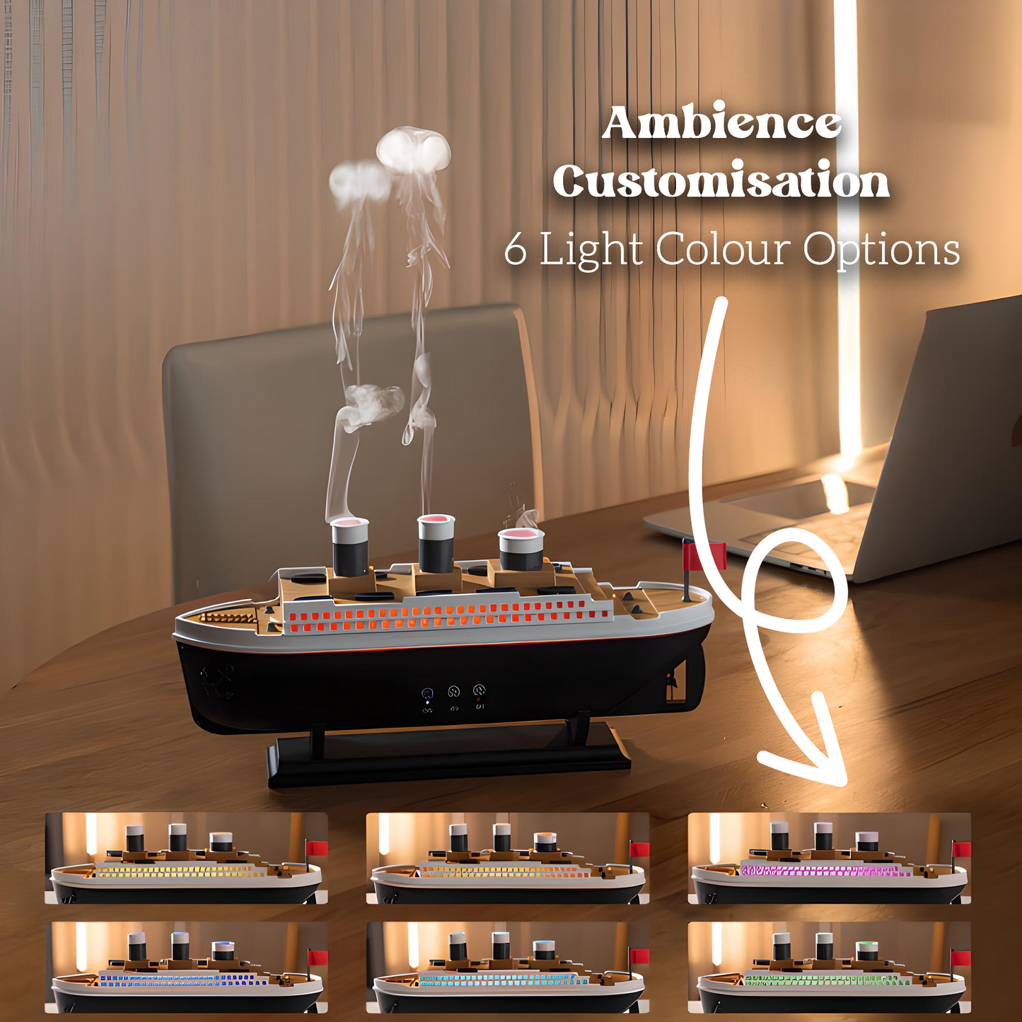 Titanic Air Humidifier- Essential Oil Aromatherapy