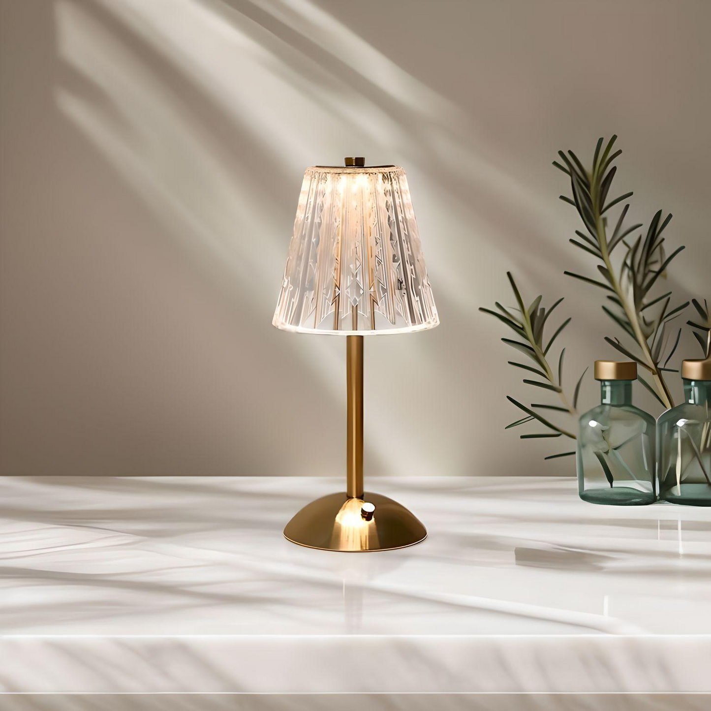 Vintage Lotus Lamp