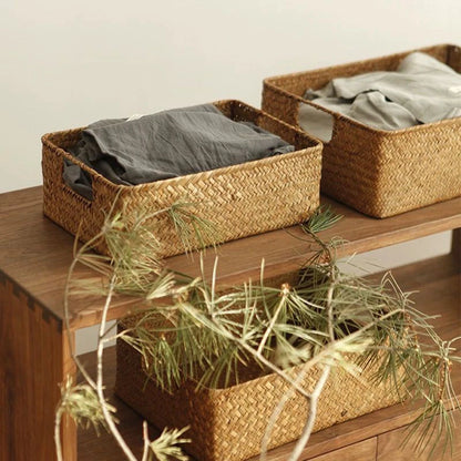 Natural Seagrass Storage Basket