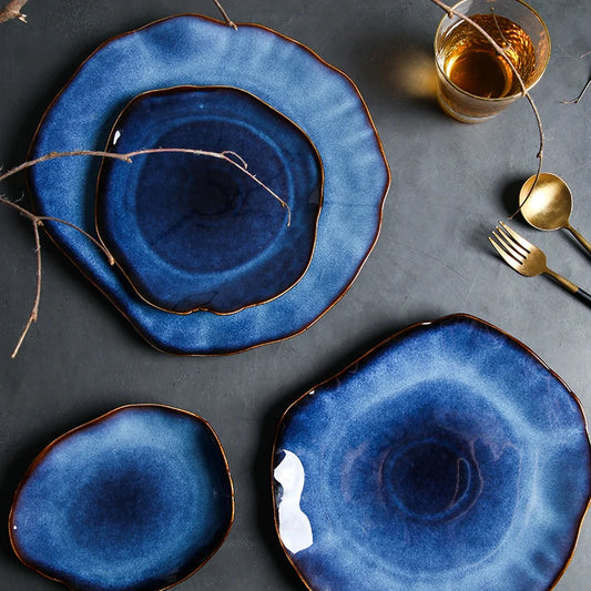 Ceramic Cat Eye Flat Plates