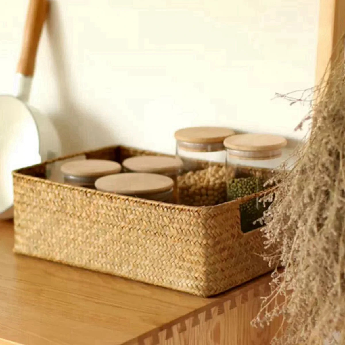 Natural Seagrass Storage Basket