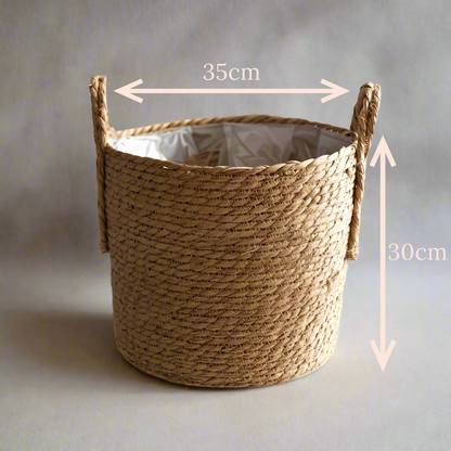 Christie's Woven Basket Indoor Planter