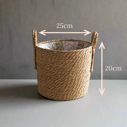 Christie's Woven Basket Indoor Planter