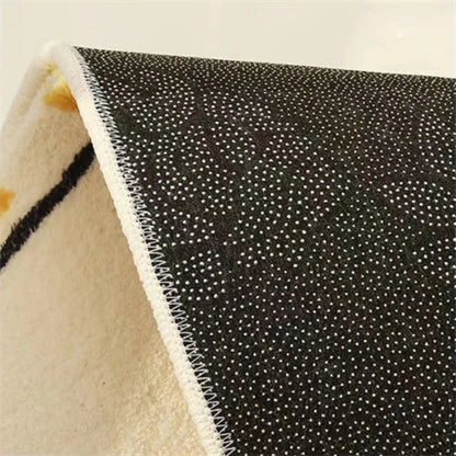 Layered Round Retro Rug