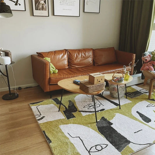 Abstract Nordic Tapis Area Rug