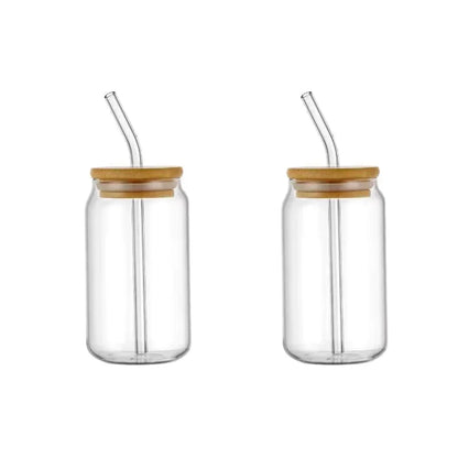 Mason Jar Mug with Bamboo Lid