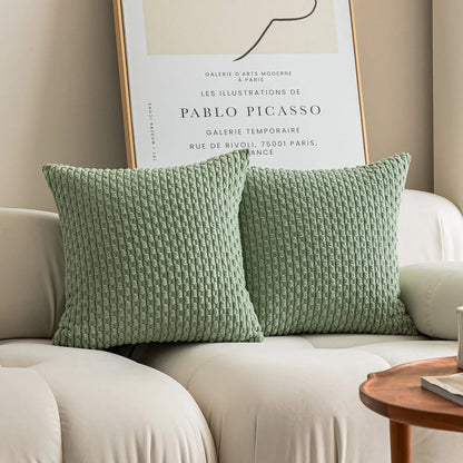 Simplistic Corduroy Cushion Cover