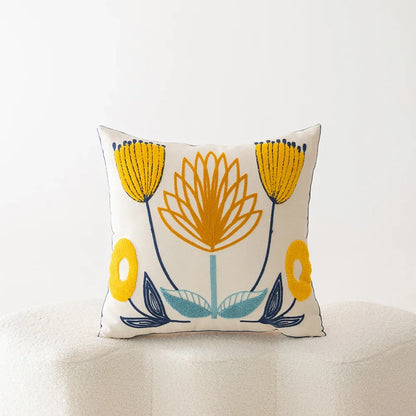 Bohemia Flowers Cushion Cover