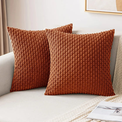 Simplistic Corduroy Cushion Cover