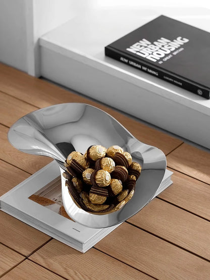 Nordic Stainless Steel Fruit Bowl