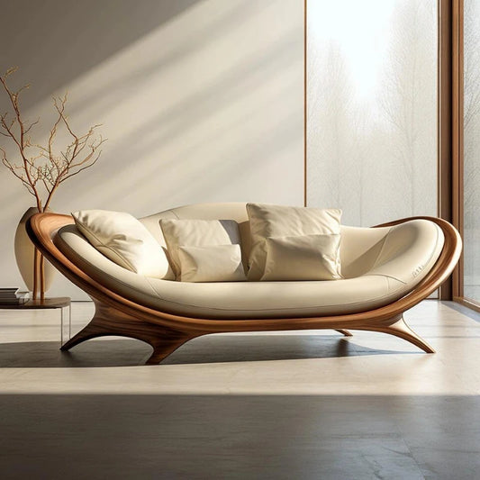 Tortoise Shell Chaise Couch