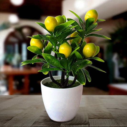 Christie's Artificial Lemon Tree Decor