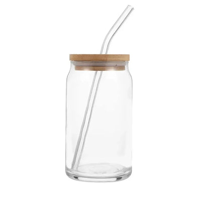 Mason Jar Mug with Bamboo Lid