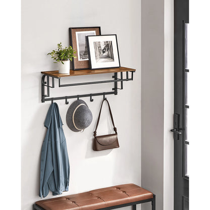 Coffee Floating Coat Rack