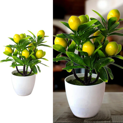 Christie's Artificial Lemon Tree Decor