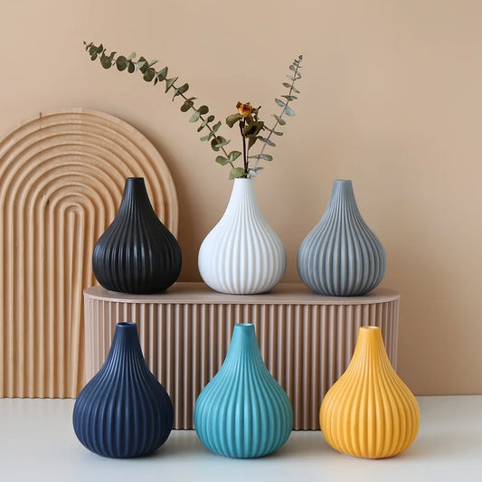 Vibrant Morandi Tabletop Vase