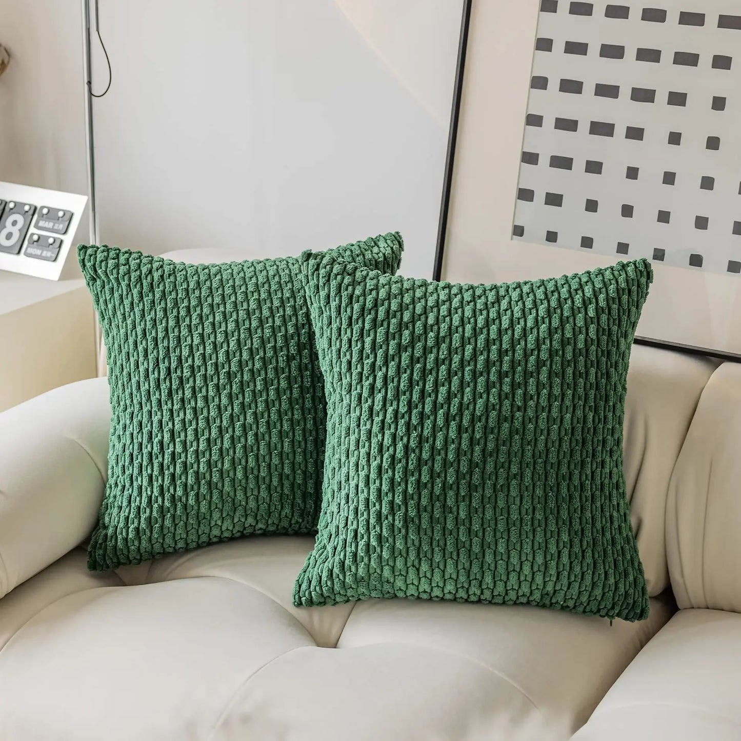 Simplistic Corduroy Cushion Cover