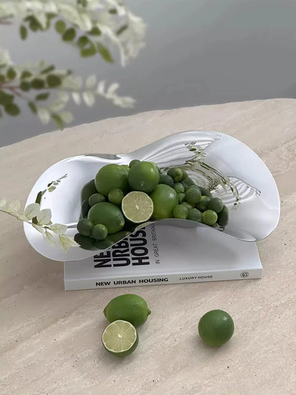 Nordic Stainless Steel Fruit Bowl