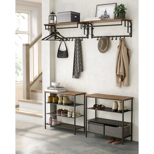 Coffee Floating Coat Rack