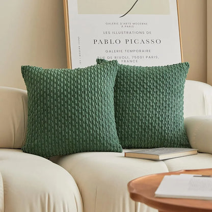 Simplistic Corduroy Cushion Cover