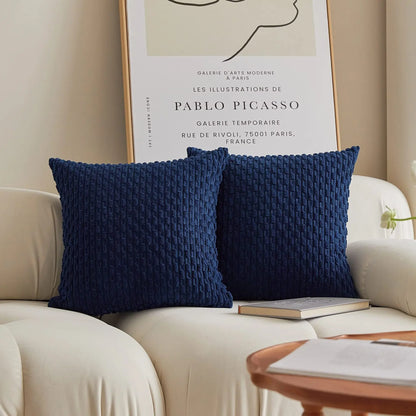 Simplistic Corduroy Cushion Cover