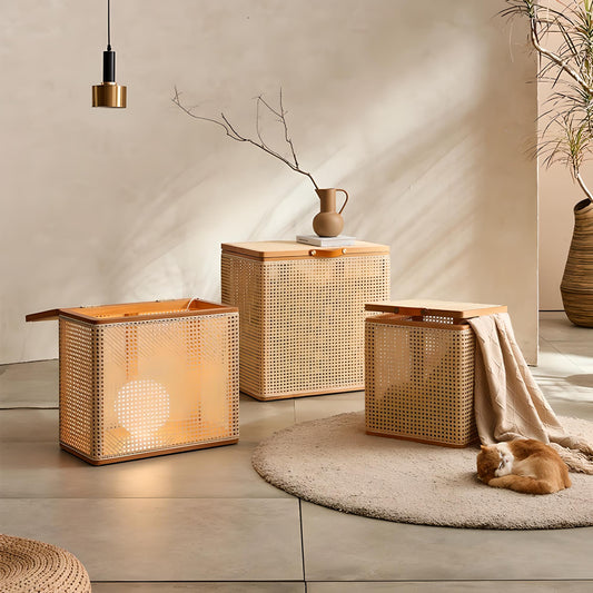 Hollywood Rattan Storage Box
